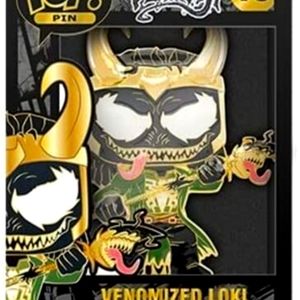 Funko pop venom LOKI enamel pin